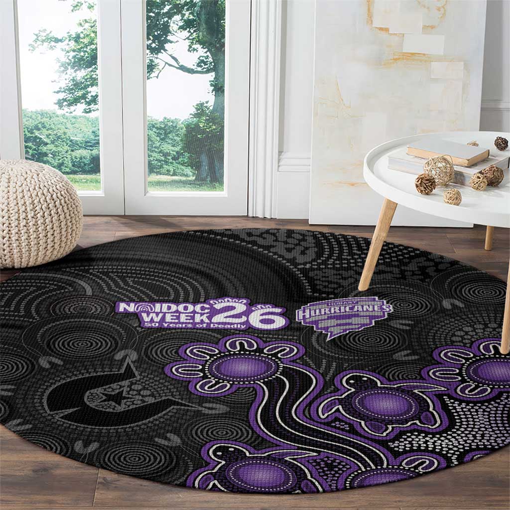 Hobart Hurricanes NAIDOC Week 2026 Round Carpet Sea Turtles Aboriginal Art