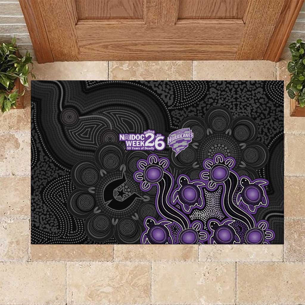 Hobart Hurricanes NAIDOC Week 2026 Rubber Doormat Sea Turtles Aboriginal Art