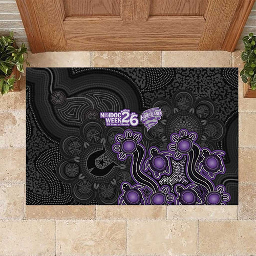 Hobart Hurricanes NAIDOC Week 2026 Rubber Doormat Sea Turtles Aboriginal Art