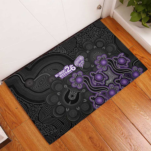 Hobart Hurricanes NAIDOC Week 2026 Rubber Doormat Sea Turtles Aboriginal Art