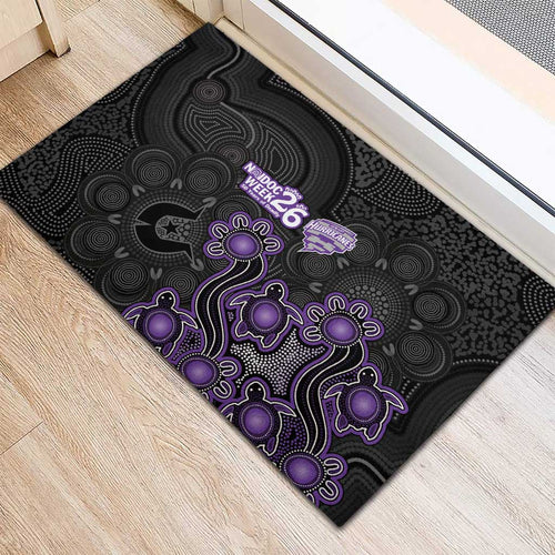 Hobart Hurricanes NAIDOC Week 2026 Rubber Doormat Sea Turtles Aboriginal Art