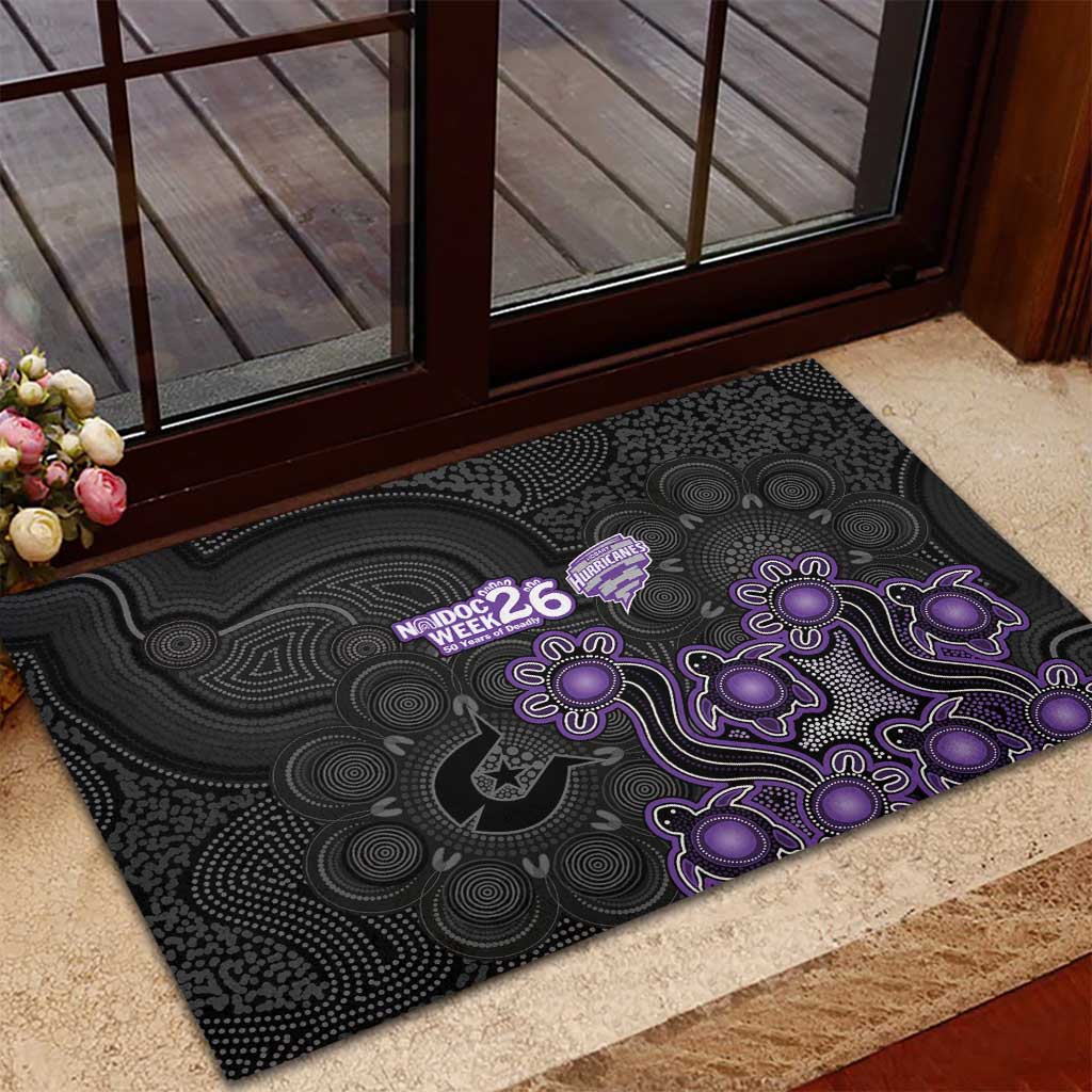 Hobart Hurricanes NAIDOC Week 2026 Rubber Doormat Sea Turtles Aboriginal Art
