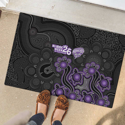 Hobart Hurricanes NAIDOC Week 2026 Rubber Doormat Sea Turtles Aboriginal Art