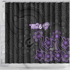 Hobart Hurricanes NAIDOC Week 2026 Shower Curtain Sea Turtles Aboriginal Art