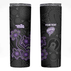 Personalised Hobart Hurricanes NAIDOC Week 2026 Skinny Tumbler Sea Turtles Aboriginal Art