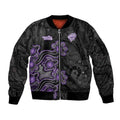 Personalised Hobart Hurricanes NAIDOC Week 2026 Sleeve Zip Bomber Jacket Sea Turtles Aboriginal Art