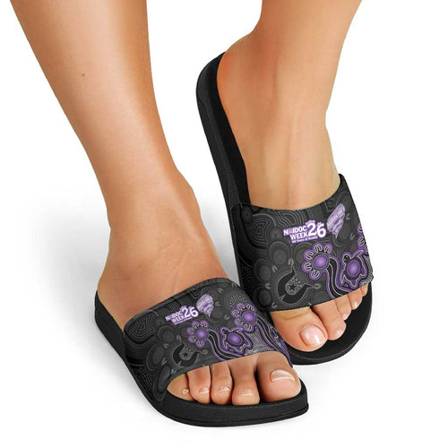 Hobart Hurricanes NAIDOC Week 2026 Slide Sandals Sea Turtles Aboriginal Art