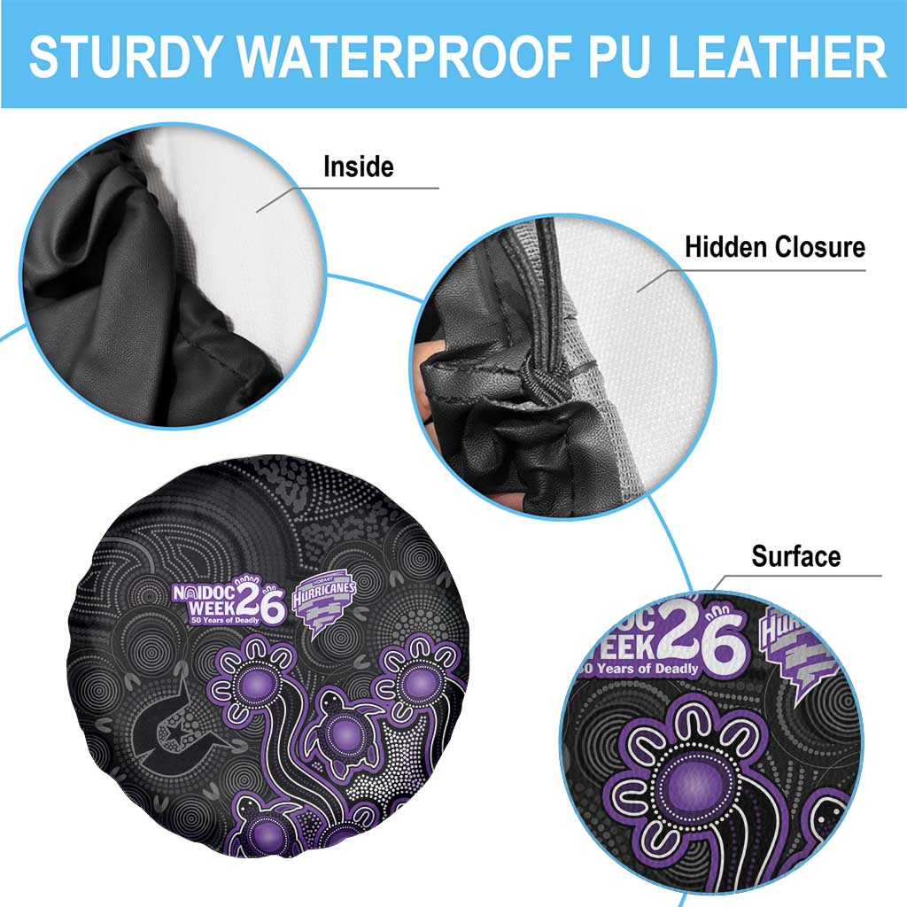 Hobart Hurricanes NAIDOC Week 2026 Spare Tire Cover Sea Turtles Aboriginal Art
