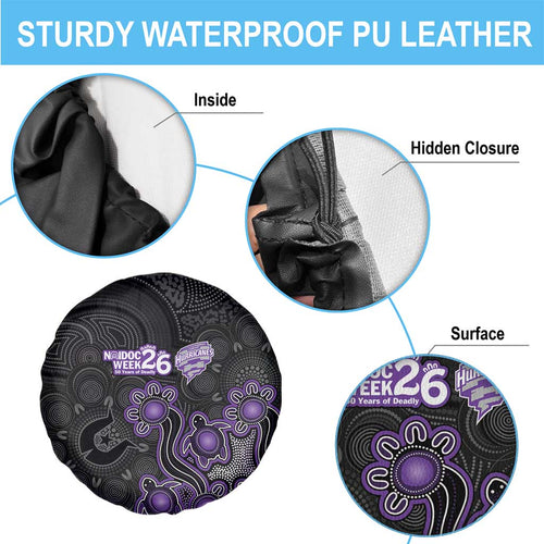 Hobart Hurricanes NAIDOC Week 2026 Spare Tire Cover Sea Turtles Aboriginal Art