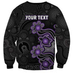 Personalised Hobart Hurricanes NAIDOC Week 2026 Sweatshirt Sea Turtles Aboriginal Art