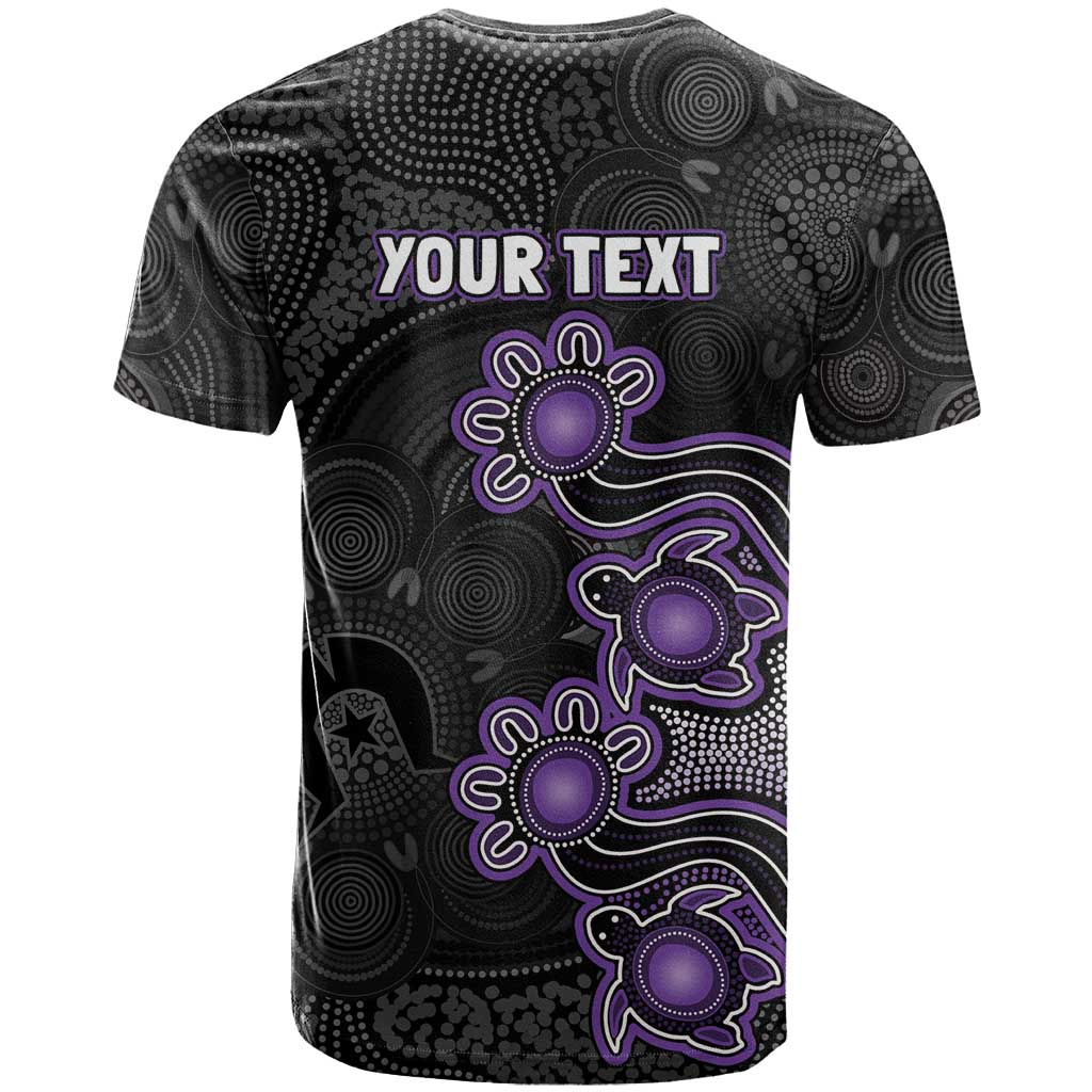 Personalised Hobart Hurricanes NAIDOC Week 2026 T Shirt Sea Turtles Aboriginal Art