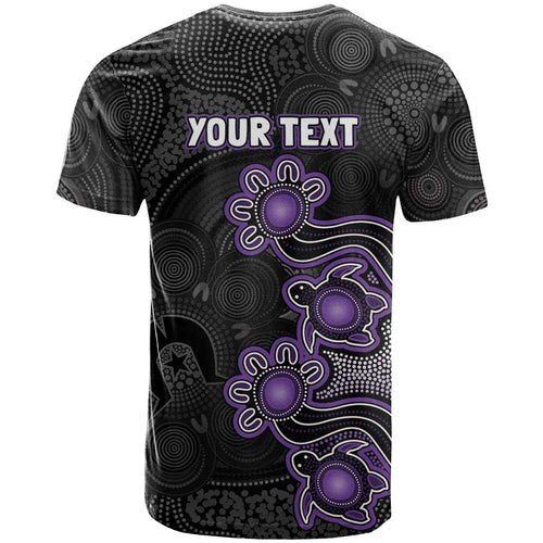 Personalised Hobart Hurricanes NAIDOC Week 2026 T Shirt Sea Turtles Aboriginal Art