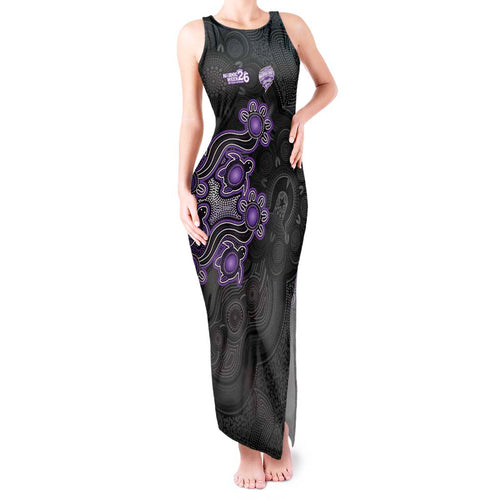 Personalised Hobart Hurricanes NAIDOC Week 2026 Tank Maxi Dress Sea Turtles Aboriginal Art