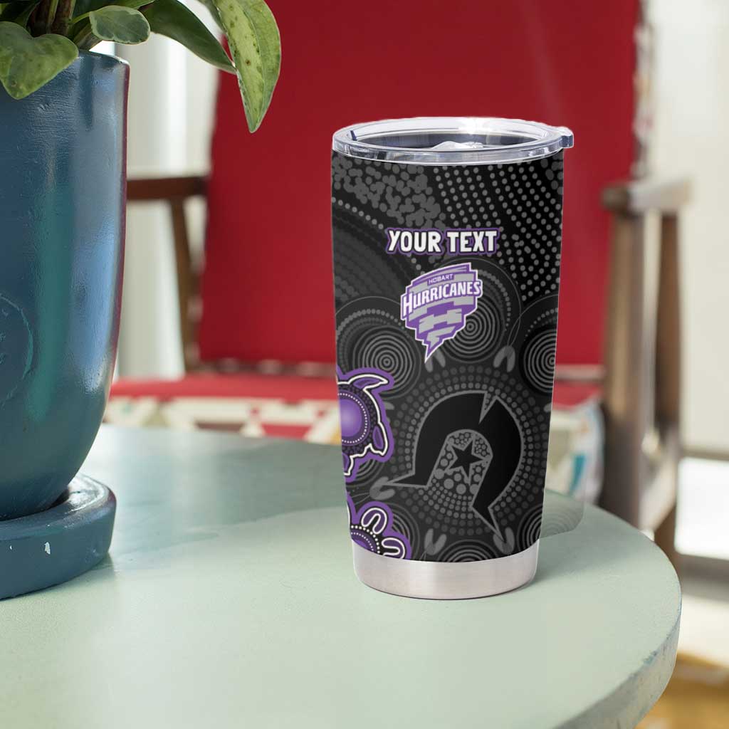 Personalised Hobart Hurricanes NAIDOC Week 2026 Tumbler Cup Sea Turtles Aboriginal Art