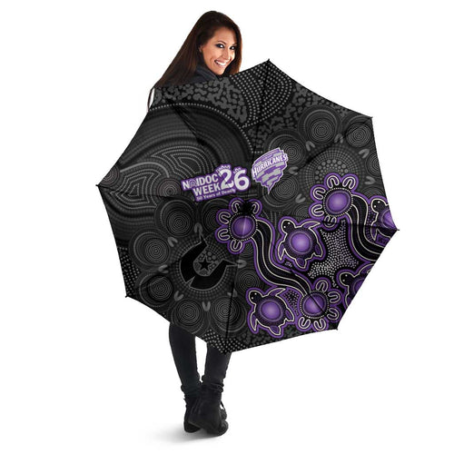Hobart Hurricanes NAIDOC Week 2026 Umbrella Sea Turtles Aboriginal Art