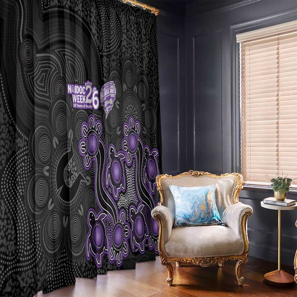Hobart Hurricanes NAIDOC Week 2026 Window Curtain Sea Turtles Aboriginal Art