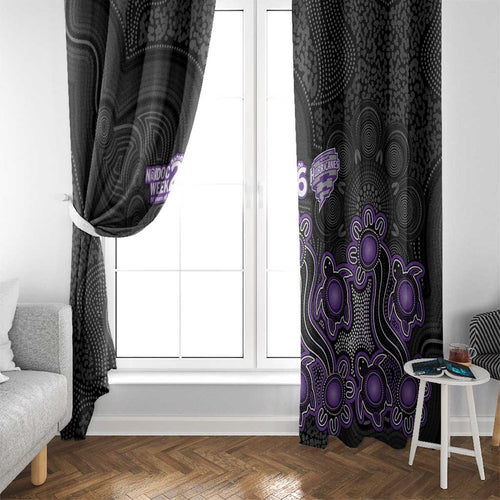 Hobart Hurricanes NAIDOC Week 2026 Window Curtain Sea Turtles Aboriginal Art