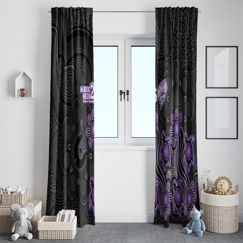 Hobart Hurricanes NAIDOC Week 2026 Window Curtain Sea Turtles Aboriginal Art