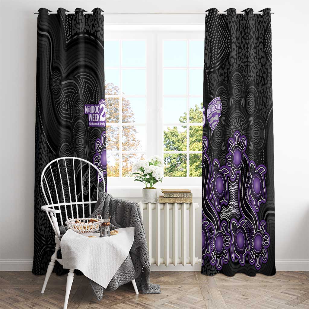 Hobart Hurricanes NAIDOC Week 2026 Window Curtain Sea Turtles Aboriginal Art