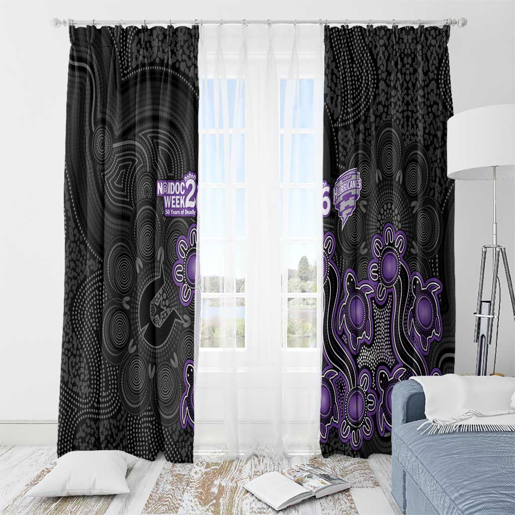 Hobart Hurricanes NAIDOC Week 2026 Window Curtain Sea Turtles Aboriginal Art