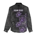 Personalised Hobart Hurricanes NAIDOC Week 2026 Women Casual Shirt Sea Turtles Aboriginal Art