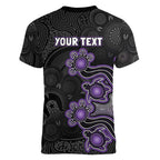 Personalised Hobart Hurricanes NAIDOC Week 2026 Women V-Neck T-Shirt Sea Turtles Aboriginal Art