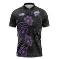Personalised Hobart Hurricanes NAIDOC Week 2026 Zipper Polo Shirt Sea Turtles Aboriginal Art