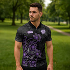 Personalised Hobart Hurricanes NAIDOC Week 2026 Zipper Polo Shirt Sea Turtles Aboriginal Art