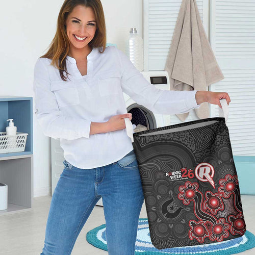 Melbourne Renegades NAIDOC Week 2026 Laundry Basket Sea Turtles Aboriginal Art