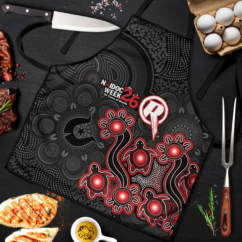 Melbourne Renegades NAIDOC Week 2026 Apron Sea Turtles Aboriginal Art