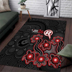Melbourne Renegades NAIDOC Week 2026 Area Rug Sea Turtles Aboriginal Art