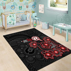 Melbourne Renegades NAIDOC Week 2026 Area Rug Sea Turtles Aboriginal Art
