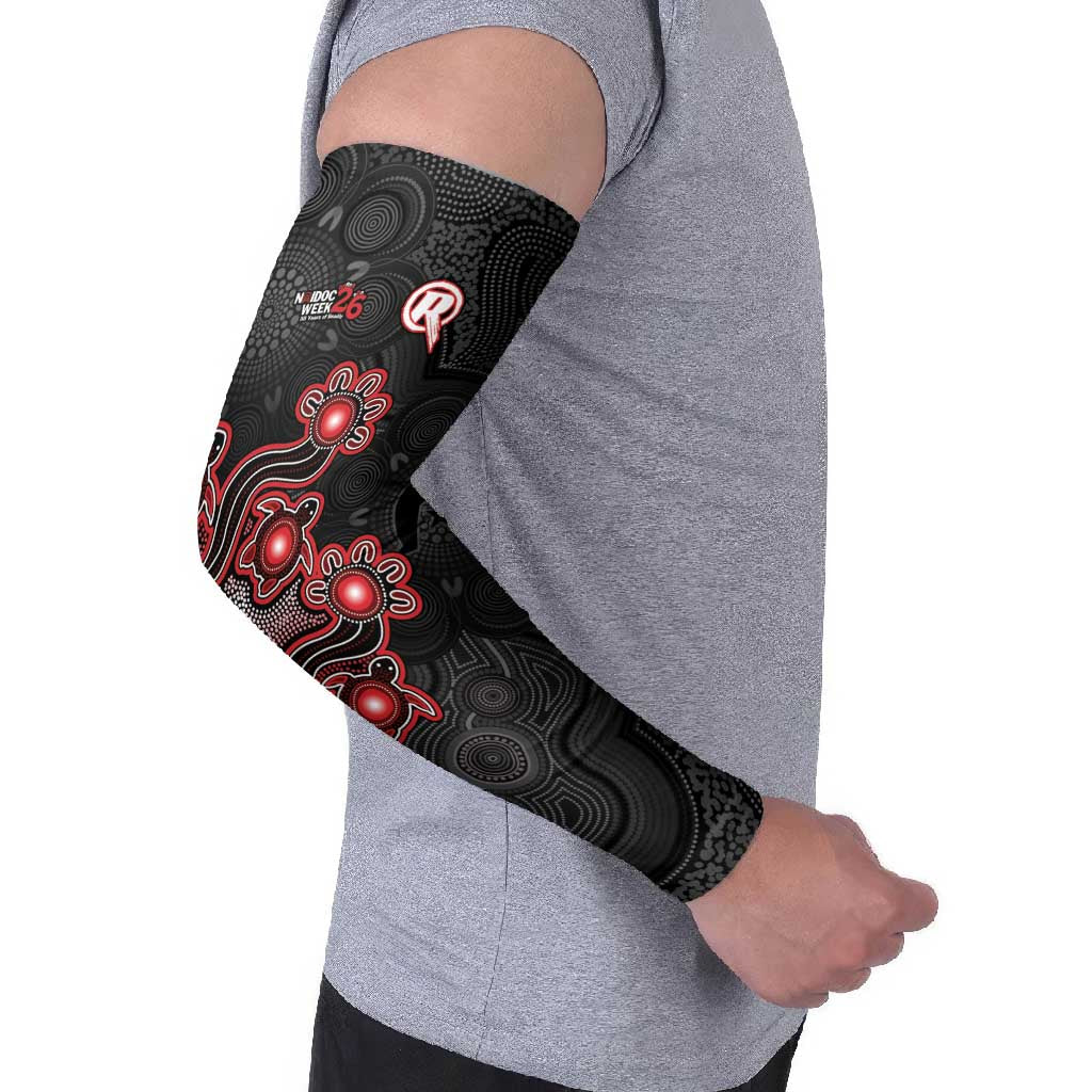 Personalised Melbourne Renegades NAIDOC Week 2026 Arm Sleeves Sea Turtles Aboriginal Art
