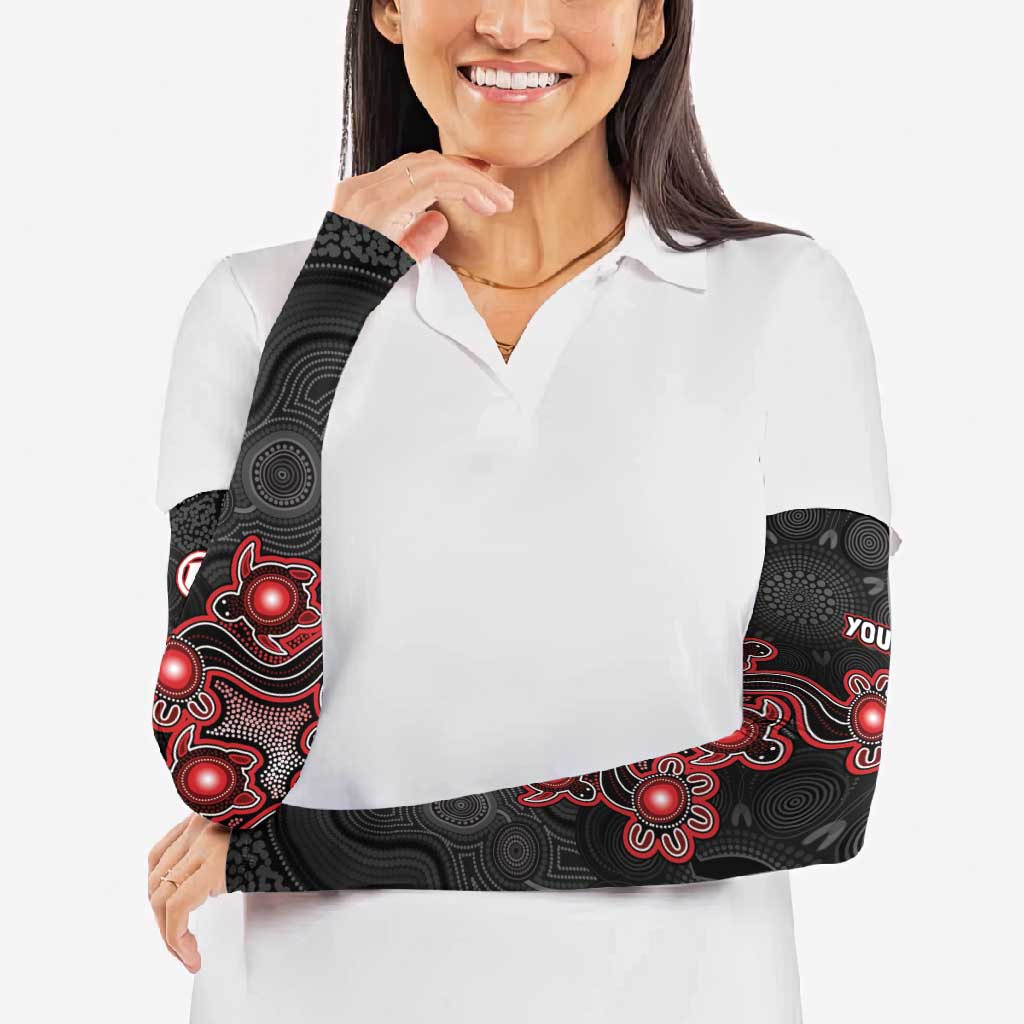 Personalised Melbourne Renegades NAIDOC Week 2026 Arm Sleeves Sea Turtles Aboriginal Art