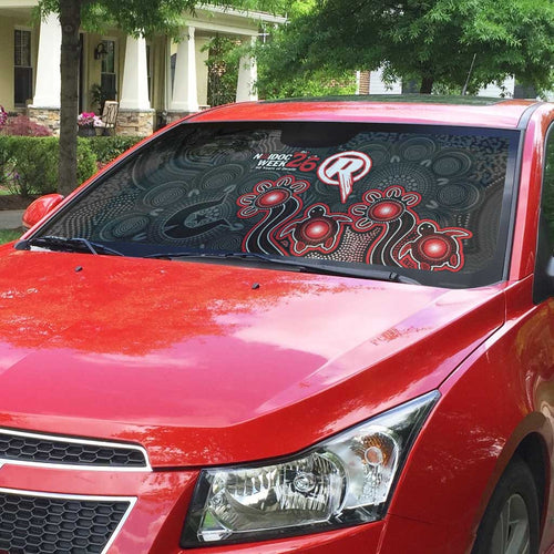 Melbourne Renegades NAIDOC Week 2026 Auto Sun Shade Sea Turtles Aboriginal Art