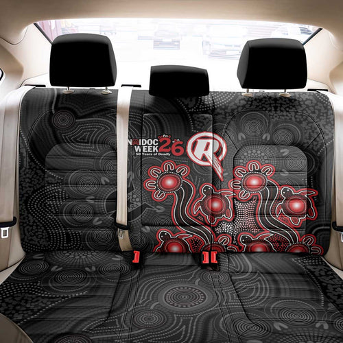 Melbourne Renegades NAIDOC Week 2026 Back Car Seat Cover Sea Turtles Aboriginal Art