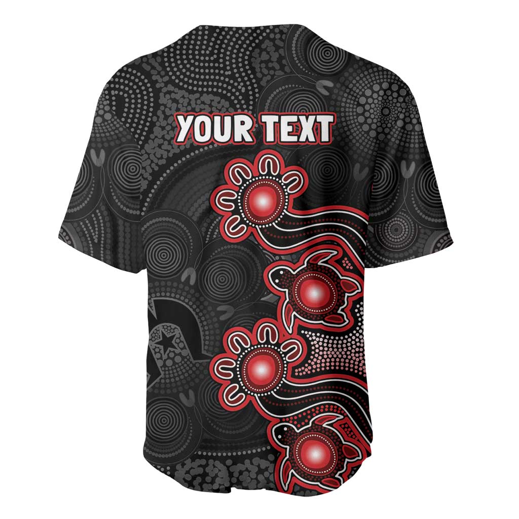 Personalised Melbourne Renegades NAIDOC Week 2026 Baseball Jersey Sea Turtles Aboriginal Art