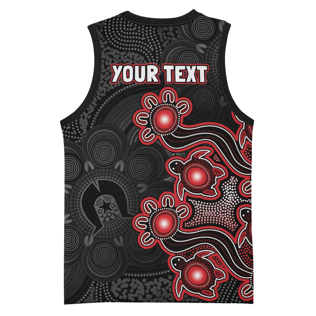 Personalised Melbourne Renegades NAIDOC Week 2026 Basketball Jersey Sea Turtles Aboriginal Art