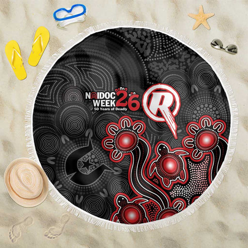 Melbourne Renegades NAIDOC Week 2026 Beach Blanket Sea Turtles Aboriginal Art