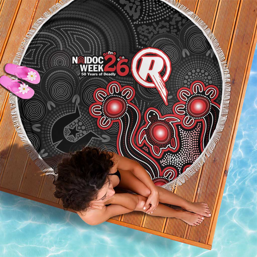 Melbourne Renegades NAIDOC Week 2026 Beach Blanket Sea Turtles Aboriginal Art