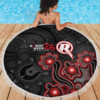 Melbourne Renegades NAIDOC Week 2026 Beach Blanket Sea Turtles Aboriginal Art