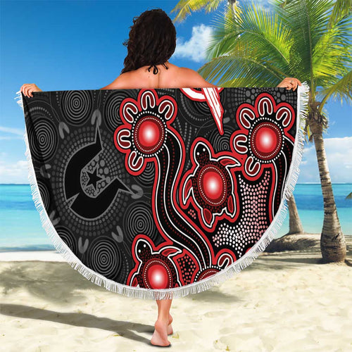 Melbourne Renegades NAIDOC Week 2026 Beach Blanket Sea Turtles Aboriginal Art