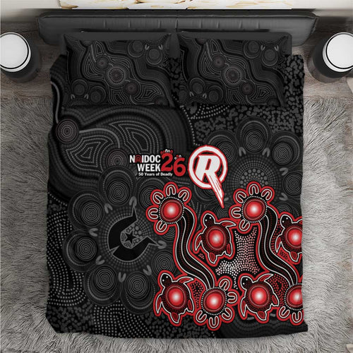 Melbourne Renegades NAIDOC Week 2026 Bedding Set Sea Turtles Aboriginal Art