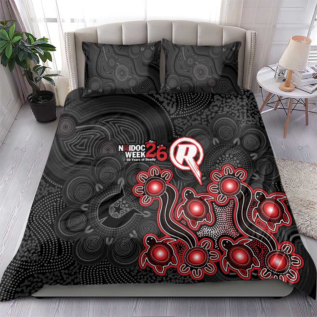 Melbourne Renegades NAIDOC Week 2026 Bedding Set Sea Turtles Aboriginal Art