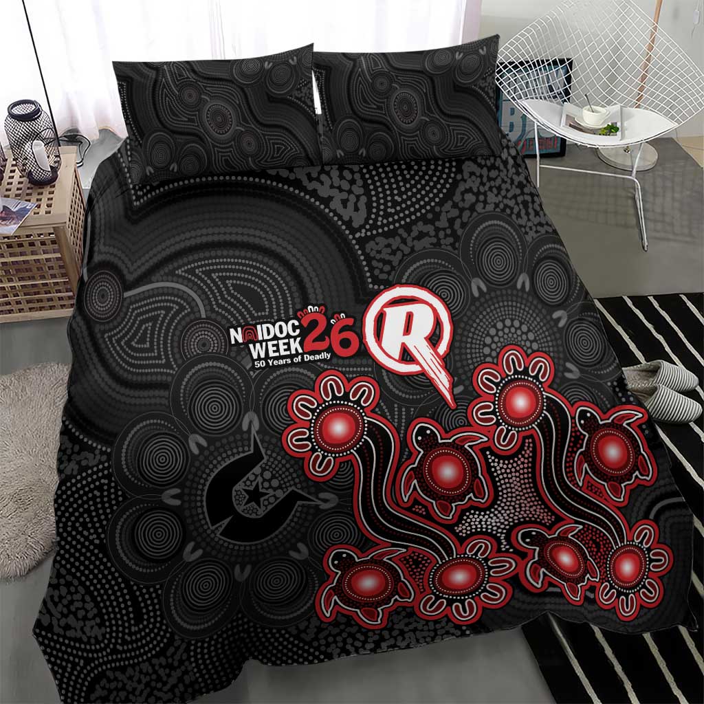 Melbourne Renegades NAIDOC Week 2026 Bedding Set Sea Turtles Aboriginal Art