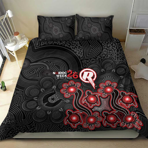 Melbourne Renegades NAIDOC Week 2026 Bedding Set Sea Turtles Aboriginal Art