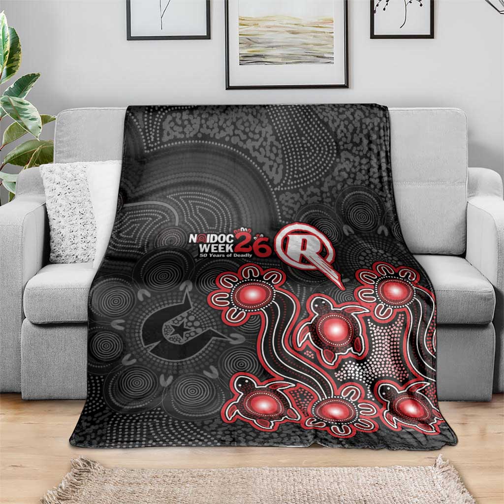 Melbourne Renegades NAIDOC Week 2026 Blanket Sea Turtles Aboriginal Art