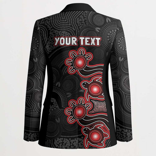 Personalised Melbourne Renegades NAIDOC Week 2026 Blazer Sea Turtles Aboriginal Art