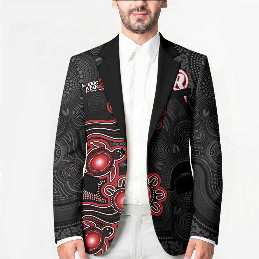 Personalised Melbourne Renegades NAIDOC Week 2026 Blazer Sea Turtles Aboriginal Art