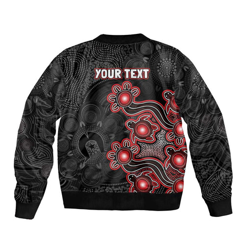 Personalised Melbourne Renegades NAIDOC Week 2026 Bomber Jacket Sea Turtles Aboriginal Art